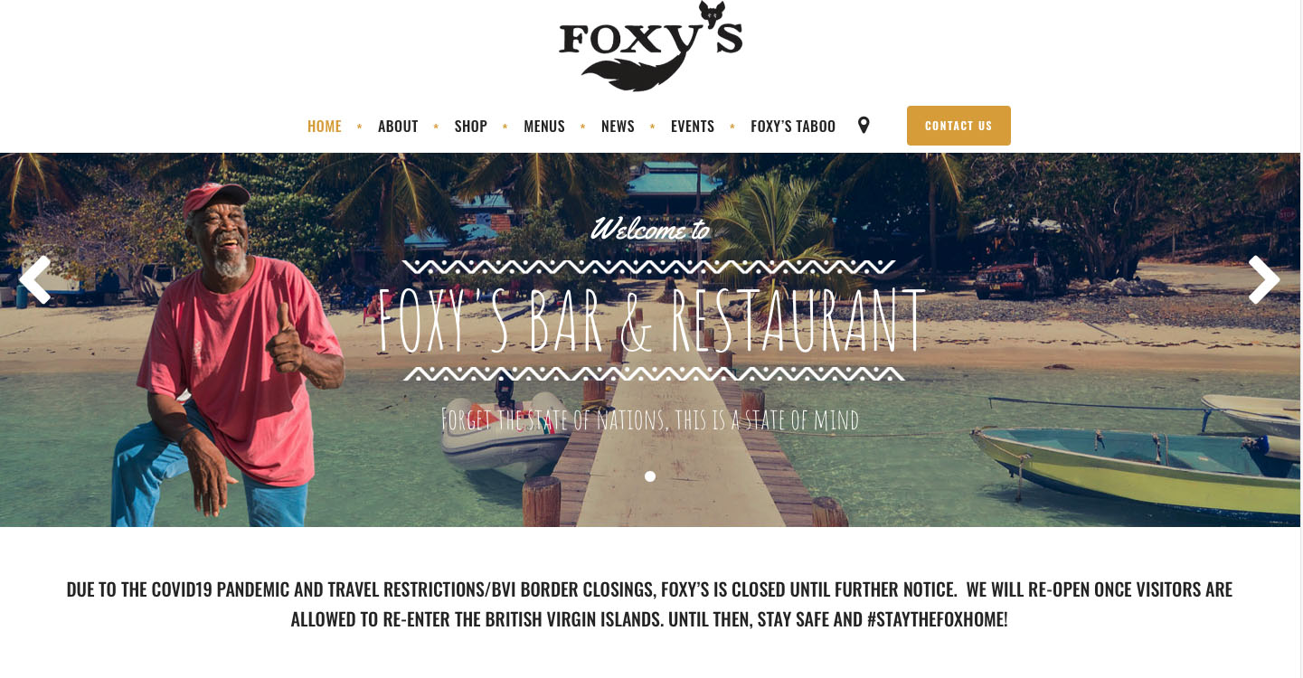 Foxy's Jost van Dyke Website