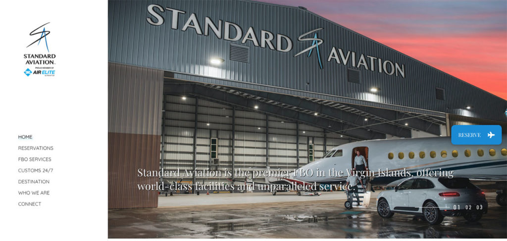 Standard Aviation Website St. Thomas