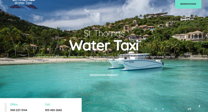 St. Thomas Water Taxi Website